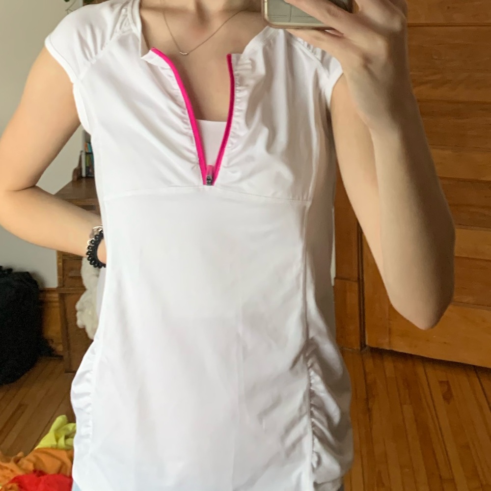 White 1/4 zip!